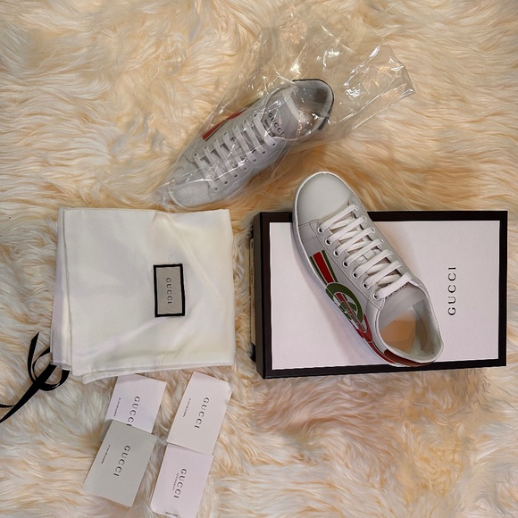 Gucci Women's Ace Interlocking G Logo Double GG - Picture 5 of 7